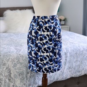 J Crew knee length wrap skirt